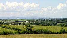 Looking toward Dartmoor from the farm